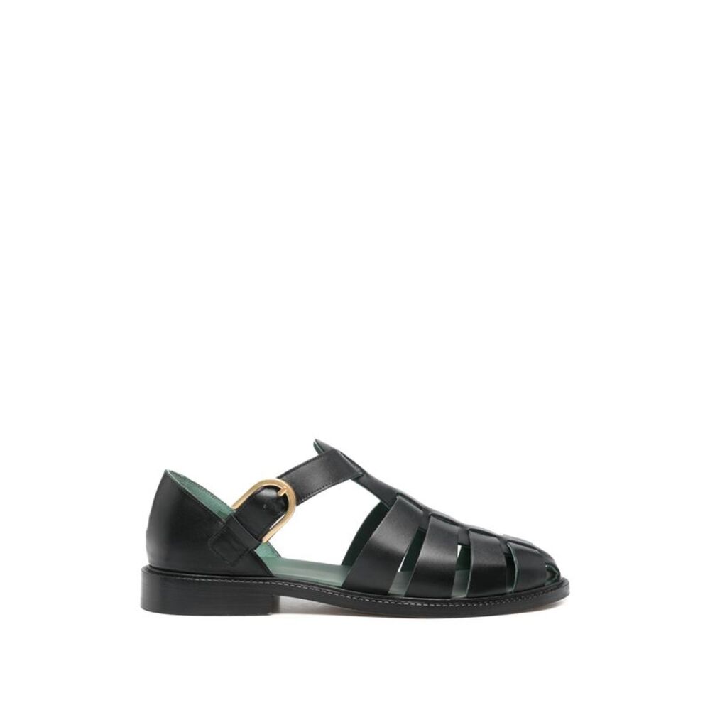 Vinny's Black Sandals Men